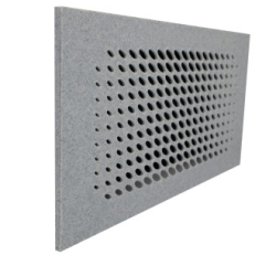 Luftuj LUFTOMET Flat mřížka Kapičky mramor plastová s rámečkem - LF-P-R-DM-PW