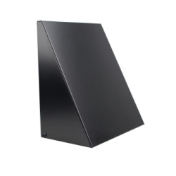 Luftuj LUFTOMET Wall Triangle černá venkovní mřížka pro vzduchotechniku - 125 mm - LW-T125-B