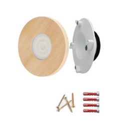 Luftuj Vyústka VZT pro rekuperaci se světlem LUFTOMET LUMEN dřevo kruh buk hladký