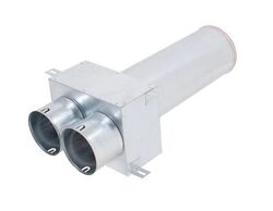 Náhled obrázku: MAT VZT box rovný průchozí pro talířový ventil DN 125, SPB-2X90/125-P-OC 