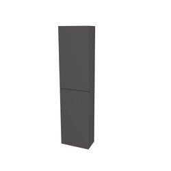 Mereo Aira Koupelnová skříňka vysoká 170 cm, levé otevírání, Multidecor, Šedý diamant - CN794LNSEDD