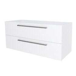 Mereo Bino Koupelnová skříňka pod umyvadlo 121 cm, Multidecor, Bílá lesk perlička - CN693SBIEL
