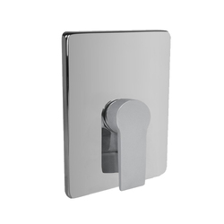 Mereo Dita Sprchová podomítková baterie bez přepínače Mbox hranatý kryt chrom