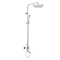 Mereo Eve Vanový a sprchový set 150 mm se sprchovou soupravou otočným ramínkem ruční a hlavovou sprchou 220x220mm - CBE60101SBE