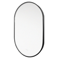 Mereo LED zrcadlo 60x80 cm s dotykovým ovládáním oválné CN170