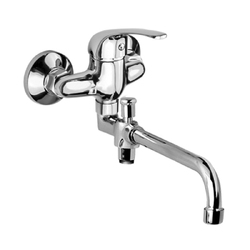 Mereo Lila Nástěnná baterie do bytového jádra 150mm s ramínkem ø 18mm - 330 mm bez přísluš.