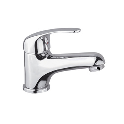 Mereo Lila Umyvadlová stojánková baterie vyšší, bez výpusti, chrom