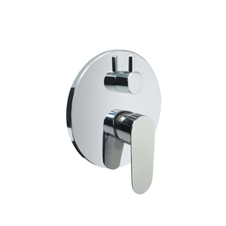 Mereo Mada Podomítková baterie 2 výstupy Mbox kulatý kryt chrom  CBQ60106MA