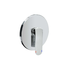 Mereo Mada Podomítková baterie bez přepínače Mbox kulatý kryt chrom  CBQ60105MA