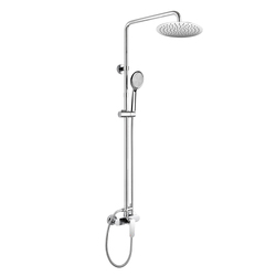 Mereo Mada Sprchový set 150mm se sprchovou soupravou ruční a hlavovou slim sprchou 200 mm - CBE60104SCM