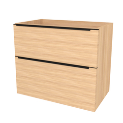 Mereo Mailo Koupelnová skříňka pod umyvadlo na desku 101x47x70 cm, černé madlo, Multidecor, Dub Sand Barbera - CN592SBDSB1