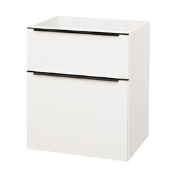 Mereo Mailo Koupelnová skříňka pod umyvadlo na desku 61x47x70 cm, bílá - CN510SB
