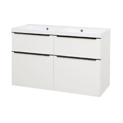 Mereo Mailo Koupelnová skříňka s umyvadlem 121cm bílá - CN513MB