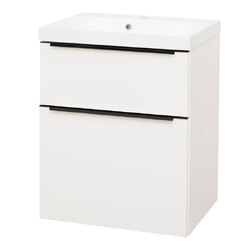 Mereo Mailo Koupelnová skříňka s umyvadlem 61cm, bílá - CN540MB