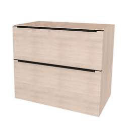 Mereo Mailo Skříňka pod umyvadlo na desku 81 cm, černé madlo, Multidecor, Dub Patinovaný - CN591SBDUP1