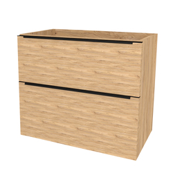 Mereo Mailo Skříňka pod umyvadlo na desku 81 cm, černé madlo, Multidecor, Jasan horský - CN591SBJASH