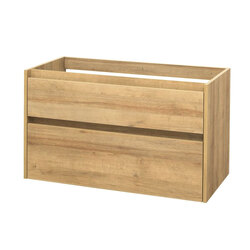 Mereo Opto Skříňka pod umyvadlo na desku dub 2 zásuvky 1010x580x458mm