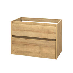 Mereo Opto Skříňka pod umyvadlo na desku dub 2 zásuvky 810x580x458mm