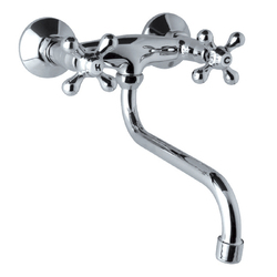 Mereo Retro Viktorie Dřezová baterie 150mm s ramínkem trubkovým ø 18 mm - 200 mm