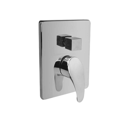 Mereo Sonáta Podomítková baterie 2 výstupy Mbox hranatý kryt chrom