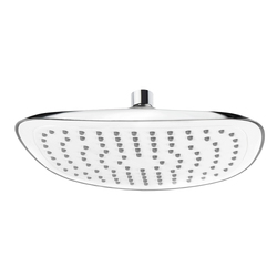 Mereo Talířová sprcha stropní 230x180mm s kloubem, pochromovaný plast - CB485L