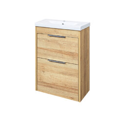 Mereo Vigo Koupelnová skříňka s keramickým umyvadlem 50cm dub Riviera - CN320