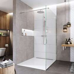 Mereo Walk In Fantasy Sprchová stěna 80x200 cm chrom ALU sklo Čiré