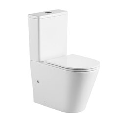 Mereo WC kombi vario odpad, kapotované, Smart Flush RIMLESS, 605x380x825mm, vč. sedátka - VSD91T1