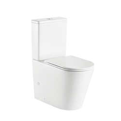 Mereo WC kombi zvýšené, vario odpad, kapotované, Smart Flush RIMLESS, vč. sedátka - VSD92T1