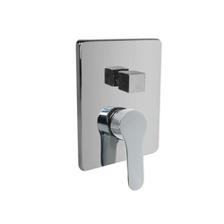 Mereo Zuna Podomítková baterie s přepínačem Mbox hranatý kryt chrom