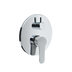 Mereo Zuna Podomítková baterie s trojcestným přepínačem Mbox kulatý kryt chrom