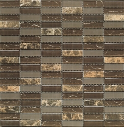 Náhled obrázku: Mozaika Fineza Magic brown 30x30 cm, lesk 