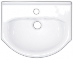 Nábytkové umyvadlo Naturel Pro 52x41 cm, otvor pro baterii uprostřed HA5650 - VÝPRODEJ 1ks