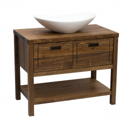 Naturel Country Koupelnová skříňka pod umyvadlo 90x72,5x51cm masiv palisandr