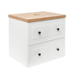 Naturel Forli Koupelnová skříňka s deskou pod umyvadlo 60x45x46 cm bílá FORLI60BID