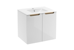 Naturel Stilla Koupelnová skříňka s umyvadlem 60x60x45 cm bílá STILLAD06033U1