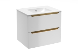 Naturel Stilla Koupelnová skříňka s umyvadlem 60x60x45 cm bílá STILLAD06056U1