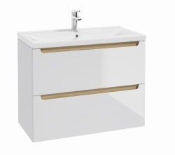 Naturel Stilla Koupelnová skříňka s umyvadlem 80x60x45 cm bílá STILLAD08057U3