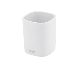 NIMCO Badu Pohárek na kartáčky bílá