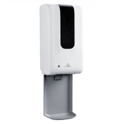 Nimco Bezdotykový zásobník dezinfekčního roztoku s odkapávačem 1200 ml bílá HPU 31S-DR-O