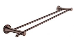 NIMCO Lada Držák na ručníky dvojitý 63,5 cm mosaz staroměď