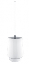 NIMCO Lada Keramický volně stojící WC kartáč bílá/chrom