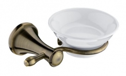 NIMCO Lada Mýdlenka keramická bílá/staromosaz