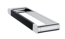 Nimco Nava Držák na ručníky 25 cm chrom/černá mat