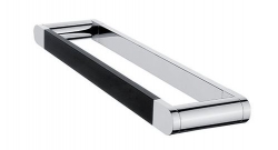 Nimco Nava Držák na ručníky 35 cm chrom/černá mat