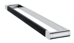 Nimco Nava Držák na ručníky 58 cm chrom/černá mat