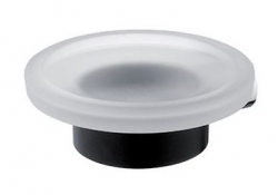 Nimco Nava Mýdlenka matované sklo chrom/černá mat