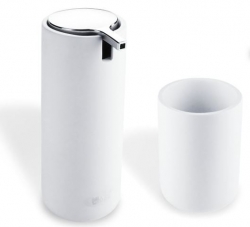 Náhled obrázku: NIMCO Omi Sada koupelnových doplňků bílá/chrom 