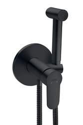 Novaservis Bidetová podomítková baterie se sprškou Nostris, černá - BNS66PBL