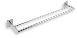 Novaservis Dvojitý Držák na ručníky bez vrtání 650 mm Metalia 12 chrom